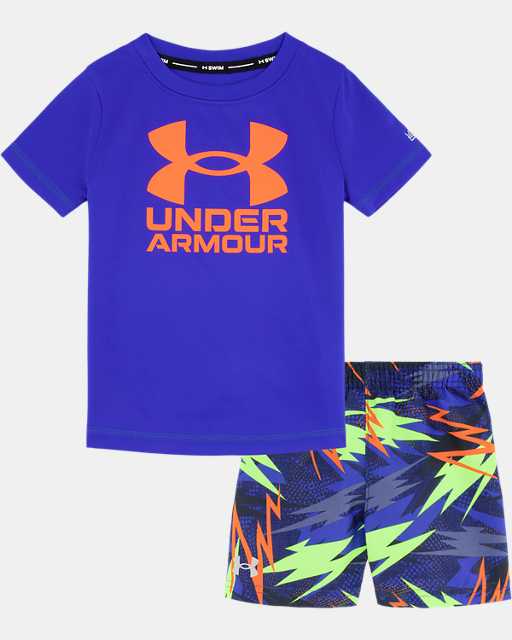 Baby Boy's Under Armour Tee and Pants Outfit Size 12M 24M 18M NEW 